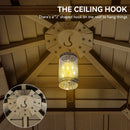 YITAHOME Gazebo 12x12ft Hardtop Heavy Duty Double Roof Outdoor Upgraded Galvanized w/Nettings Curtains Steel Combined of Horizontal Vertical Stripes Roof for Patio, Backyard, Deck, Lawn, Bronze