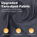 MUPATER 12' X 16' Outdoor Retractable Aluminum Pergola with Weather-Resistant Canopy for Backyard Deck Garden Grey