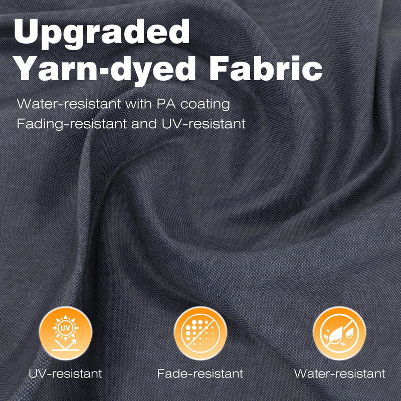 MUPATER 12' X 16' Outdoor Retractable Aluminum Pergola with Weather-Resistant Canopy for Backyard Deck Garden Grey