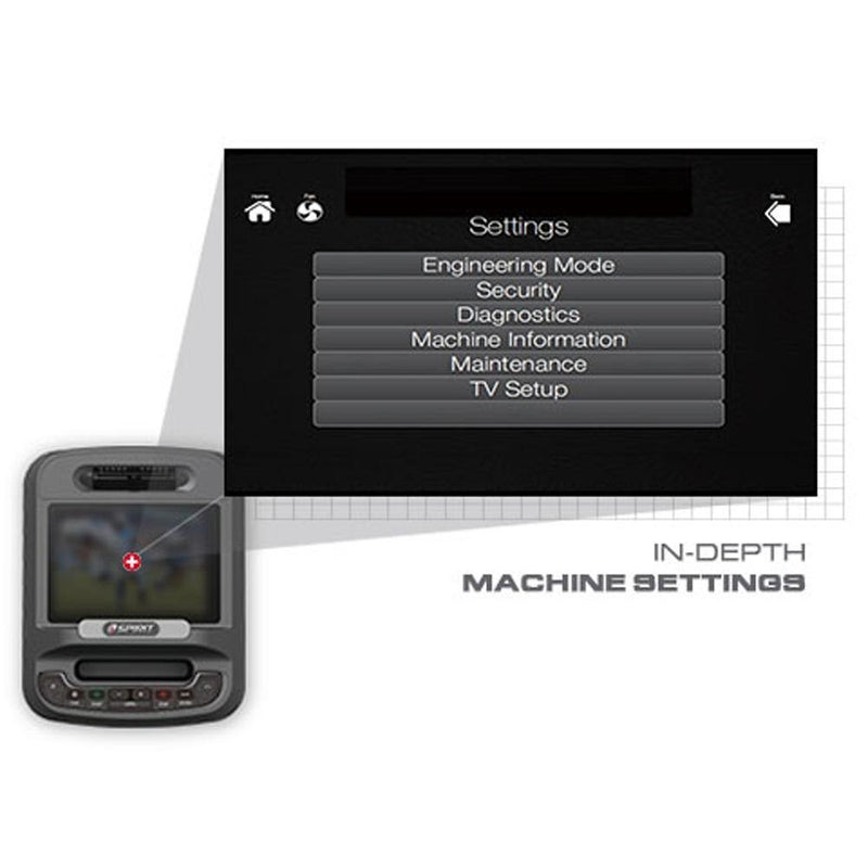 Spirit Fitness CU900 Upright Cycle