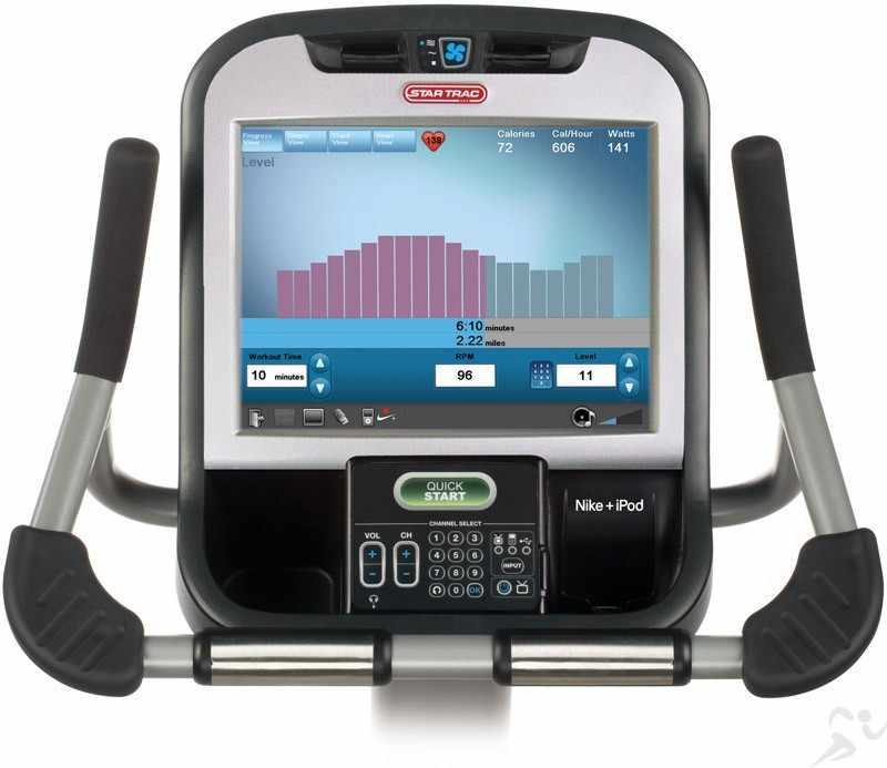 Star Trac E-UBe E Series Upright Bike (With Embedded Touchscreen)