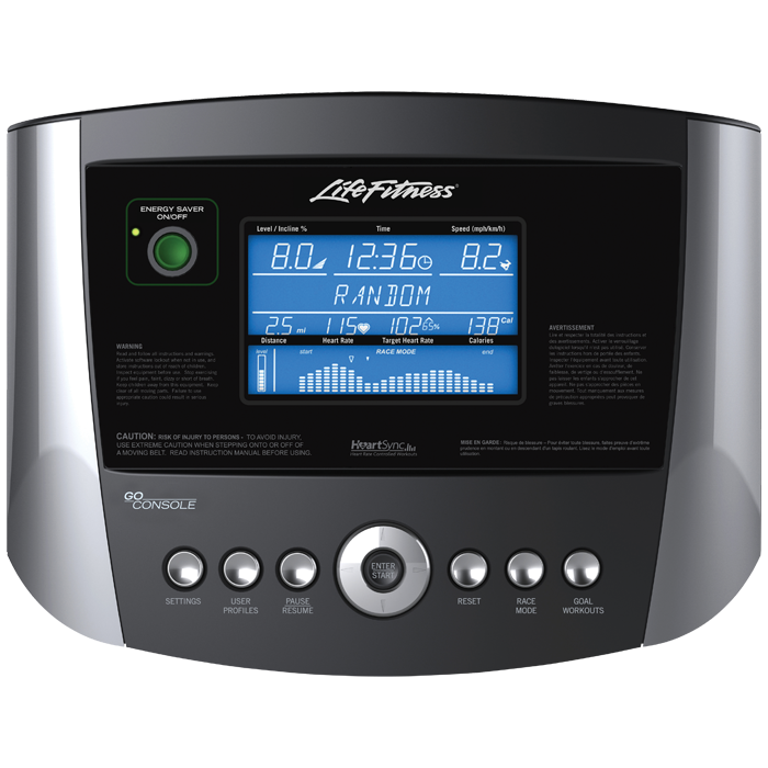 Life Fitness E3 Elliptical Cross-Trainer with Go Console