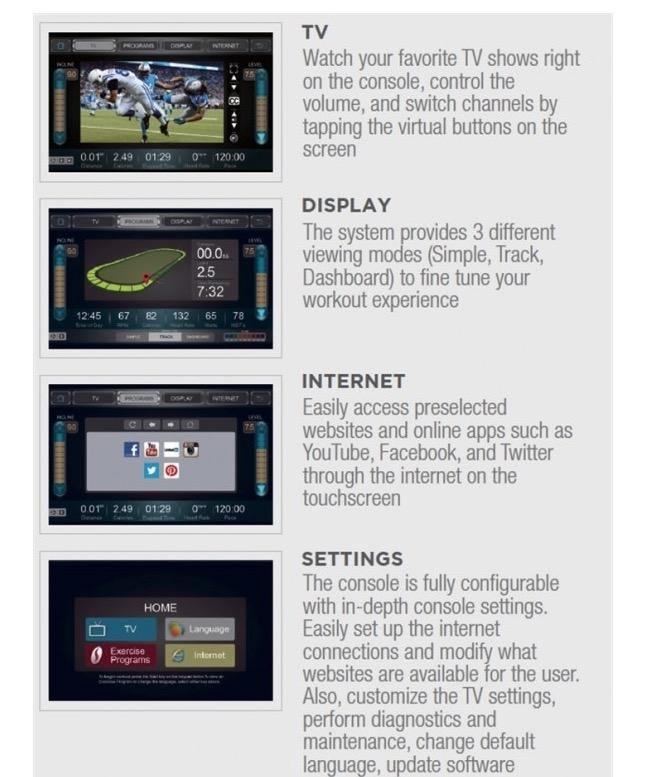 Spirit Fitness CU800 Upright Bike With TFT Console