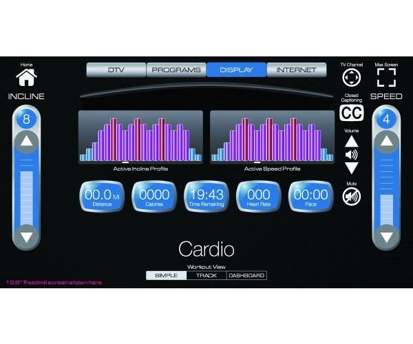 Spirit Fitness CE800 Elliptical Trainer with TFT console